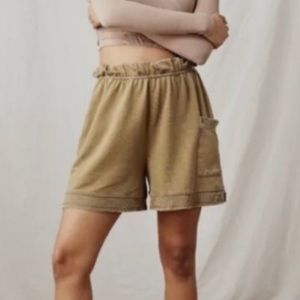 NWT Free People Cozy Cool Girl shorts sz S